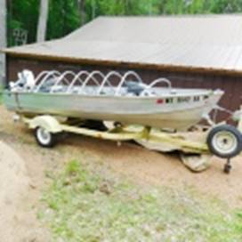 A boat on a trailer

AI-generated content may be incorrect.